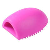 Silicone Hair Colorful Brush Cleaner Glove Scrubber Board