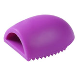 Silicone Hair Colorful Brush Cleaner Glove Scrubber Board