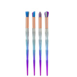 Synthetic Hair Diamond Rainbow Make Up Brush Set