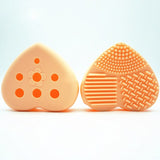 Silicone BBL 1 Piece Makeup Brush Cleaning Heart Design