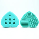 Silicone BBL 1 Piece Makeup Brush Cleaning Heart Design