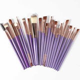 Synthetic Hair ROSALIND 20Pcs Professional Makeup Brushes Set