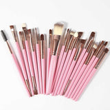 Synthetic Hair ROSALIND 20Pcs Professional Makeup Brushes Set