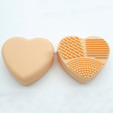Silicone BBL 1 Piece Makeup Brush Cleaner Heart Glove