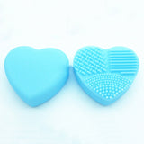 Silicone BBL 1 Piece Makeup Brush Cleaner Heart Glove