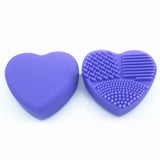 Silicone BBL 1 Piece Makeup Brush Cleaner Heart Glove