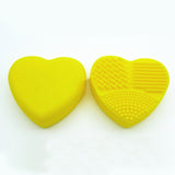 Silicone BBL 1 Piece Makeup Brush Cleaner Heart Glove
