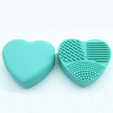 Silicone BBL 1 Piece Makeup Brush Cleaner Heart Glove