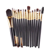 Goat Hair New design Professional 15Pcs Make Up Brush Set