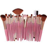 Nylon MAANGE 25 Pcs Make Up Brushes Set