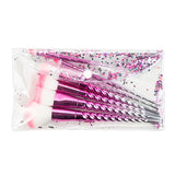 Nylon Newest 7pcs Pink Unicorn Make Up Brush Set