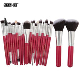 Synthetic Hair 22Pcs Cosmetic Makeup Brushes Set Bulsh Powder  Eyeshadow