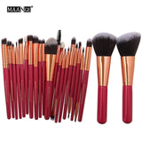 Synthetic Hair 22Pcs Cosmetic Makeup Brushes Set Bulsh Powder  Eyeshadow