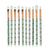 Plastic Makeup  Brush Set Brush Fashion Portable
