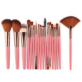 Synthetic Hair 18pcs one set Makeup Brushes   Eyeshadow Eyeliner