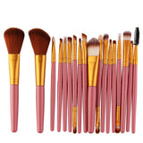 Synthetic Hair 18pcs one set Makeup Brushes   Eyeshadow Eyeliner