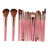 Synthetic Hair 18pcs one set Makeup Brushes   Eyeshadow Eyeliner