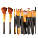 Synthetic Hair 18pcs one set Makeup Brushes   Eyeshadow Eyeliner