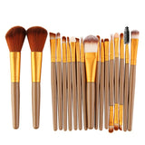 Synthetic Hair 18pcs one set Makeup Brushes   Eyeshadow Eyeliner