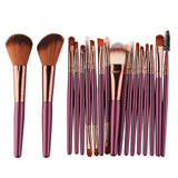 Synthetic Hair 18pcs one set Makeup Brushes   Eyeshadow Eyeliner