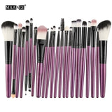 Synthetic Hair 22Pcs Cosmetic Makeup Brushes Set Bulsh Powder  Eyeshadow