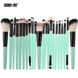 Synthetic Hair 22Pcs Cosmetic Makeup Brushes Set Bulsh Powder  Eyeshadow