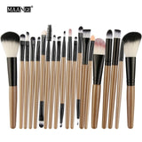 Synthetic Hair 22Pcs Cosmetic Makeup Brushes Set Bulsh Powder  Eyeshadow
