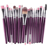 Goat Hair 20pcs Blending Make up Brush Set