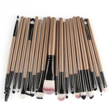 Goat Hair 20pcs Blending Make up Brush Set