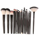 Synthetic Hair Pro 18 Pcs Makeup Brushes Set
