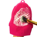 Silicone 1Pcs Brush Cleaner Cosmetic Mat Glove