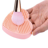 Silicone 1Pcs Brush Cleaner Cosmetic Mat Glove
