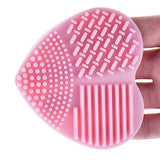 Silicone 1Pcs Brush Cleaner Cosmetic Mat Glove