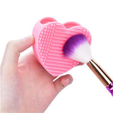Silicone 1Pcs Brush Cleaner Cosmetic Mat Glove