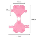 Silicone 1Pcs Brush Cleaner Cosmetic Mat Glove