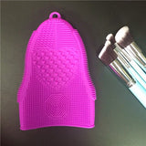 Silicone 1Pcs Brush Cleaner Cosmetic Mat Glove