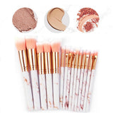 Goat Hair 15pcs Make Up Brush Set Tool