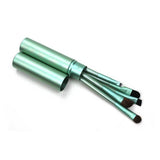 Goat Hair 5PCS/SET Women Wood Handle Brush Set Travel Kit