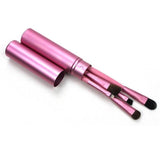 Goat Hair 5PCS/SET Women Wood Handle Brush Set Travel Kit