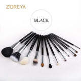 Goat Hair Zoreya Brand 12 Pcs Natural Set Make up