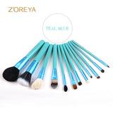 Goat Hair Zoreya Brand 12 Pcs Natural Set Make up