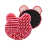 Silicone Makeup Brush Cleaner Kit Double Side Design