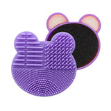Silicone Makeup Brush Cleaner Kit Double Side Design